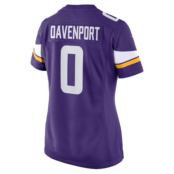 Marcus Davenport Minnesota Vikings Nike Women's Team Game Jersey - Purple - Image 3