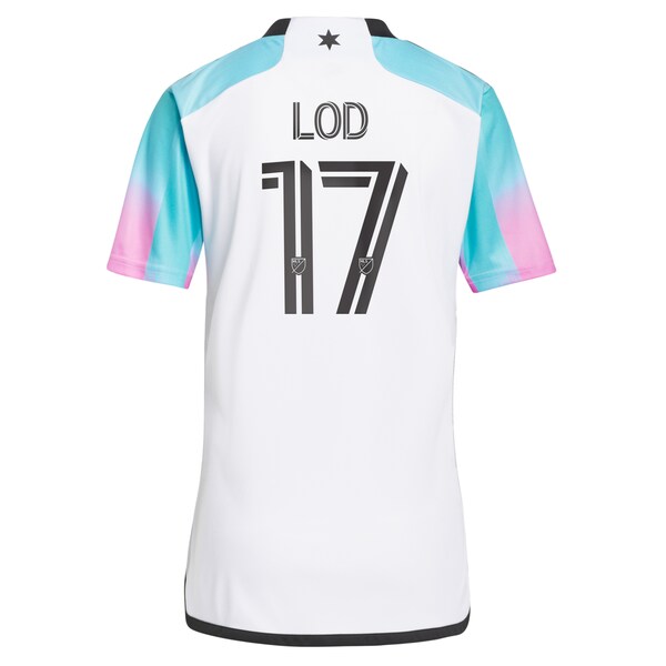 Robin Lod Minnesota United FC adidas 2024 The Northern Lights Kit Replica Jersey - White - Image 3