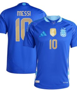 Lionel Messi Argentina National Team adidas 2024 Away Authentic Player Jersey - Blue/White
