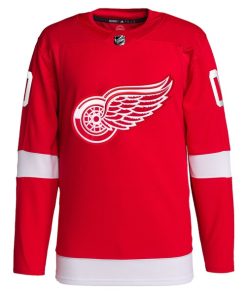Alternative view of Detroit Red Wings adidas  Home  Primegreen Authentic Custom Jersey - Red