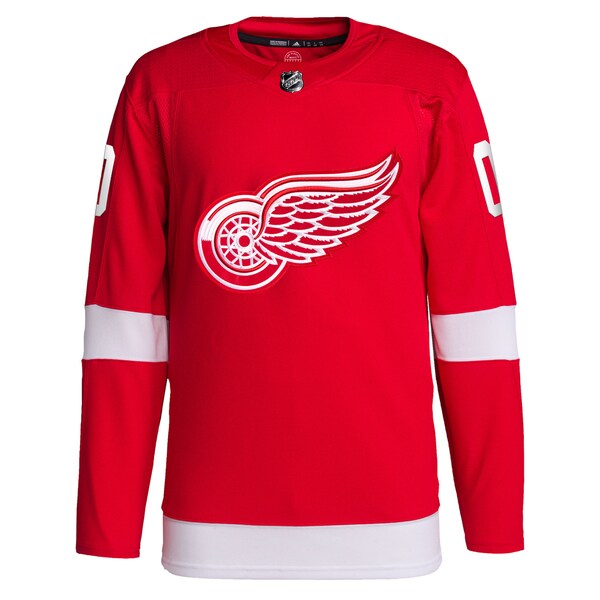 Detroit Red Wings adidas Home Primegreen Authentic Custom Jersey - Red - Image 2