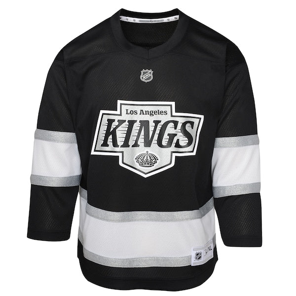 Los Angeles Kings Outerstuff Youth Home Replica Jersey - Black - Image 2