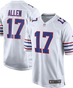 Josh Allen Buffalo Bills Nike Youth Game Jersey - White/Red/Royal