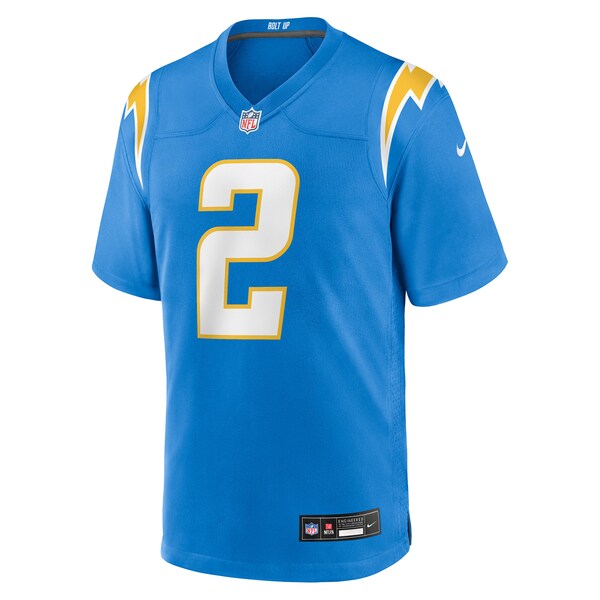 Elijah Molden Los Angeles Chargers Nike Team Game Jersey - Powder Blue - Image 2