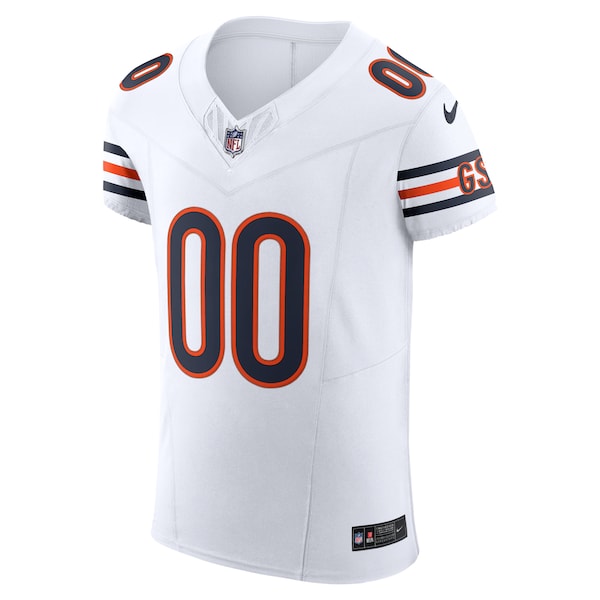 Chicago Bears Nike Vapor F.U.S.E. Elite Custom Jersey - White - Image 3