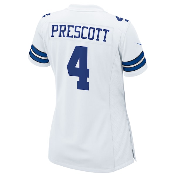 Dak Prescott Dallas Cowboys Nike Women's Team Game Jersey - White/Navy - Image 4
