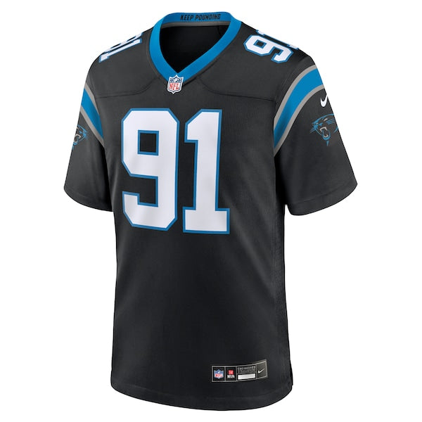 Nick Thurman Carolina Panthers Nike Team Game Jersey - Black - Image 2