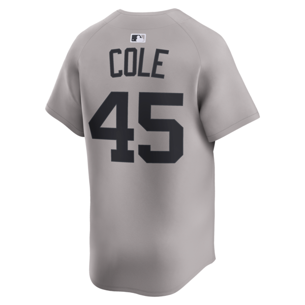 Gerrit Cole New York Yankees Nike Road Limited Player Jersey - Gray/White - Image 4