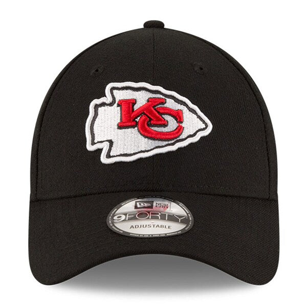 Kansas City Chiefs New Era Super Bowl LVIII Champions Side Patch 9FORTY Adjustable Hat - Black - Image 3