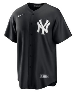 Alternative view of Derek Jeter New York Yankees Nike Official Replica Player Jersey - Black