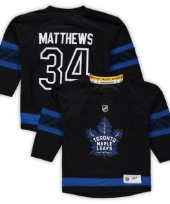 Auston Matthews Toronto Maple Leafs Preschool Alternate Replica Player Jersey - Black/Royal