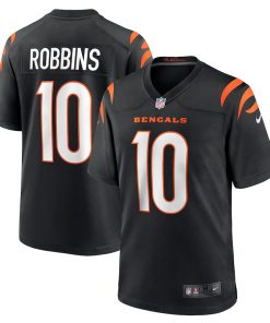 Brad Robbins Cincinnati Bengals Nike Team Game Jersey -  Black