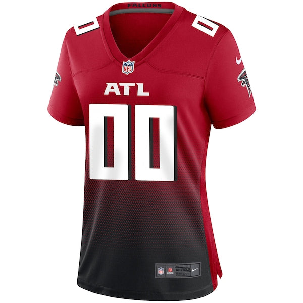 Atlanta Falcons Nike Women's Alternate Custom Game Jersey - Red - Image 2