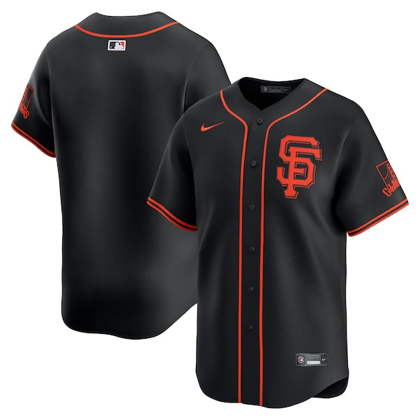 San Francisco Giants Nike Alternate Limited Jersey?ยจC Black