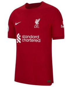 Alternative view of Virgil Van Dijk Liverpool Nike 2022/23 Home Authentic Player Jersey - Red