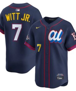 Bobby Witt Jr. American League Nike 2025 MLB All-Star Game Limited Player Jersey - Navy