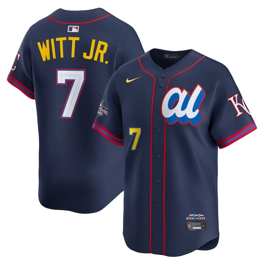 Bobby Witt Jr. American League Nike 2025 MLB All-Star Game Limited Player Jersey - Navy