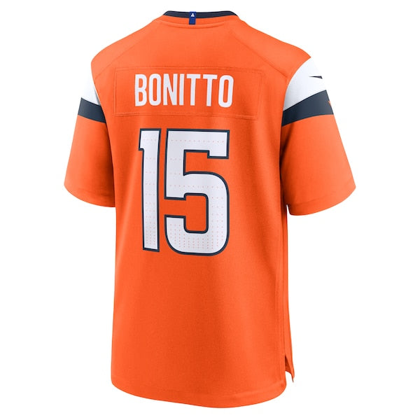 Nik Bonitto Denver Broncos Nike Team Game Jersey - Orange - Image 3