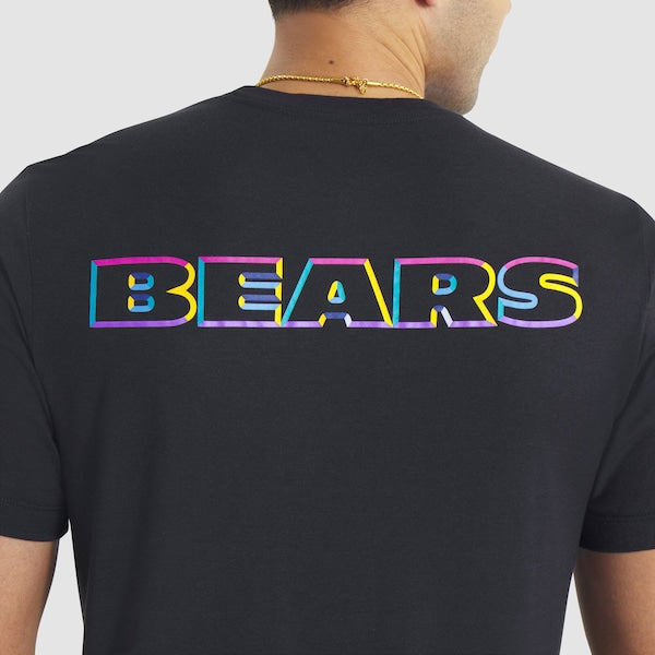 Chicago Bears Nike Tall 2025 NFL Crucial Catch Tri-Blend Dri-FIT T-Shirt - Black - Image 5
