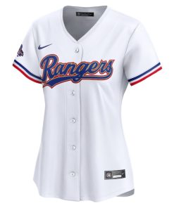 Alternative view of Texas Rangers Nike Women's 2024 Gold Collection Limited Jersey?¨C White