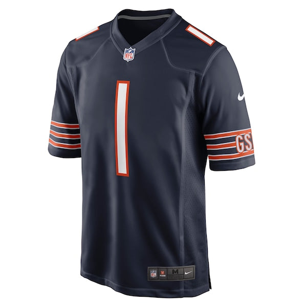Justin Fields Chicago Bears Nike Youth Game Jersey - Navy - Image 2
