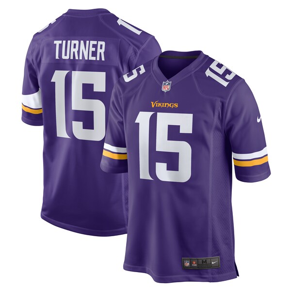 Dallas Turner Minnesota Vikings Nike Game Jersey - Purple