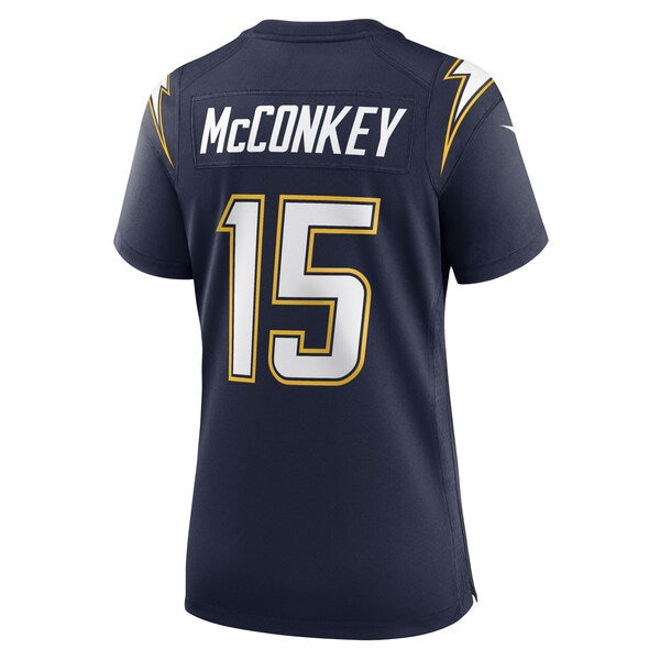 Ladd McConkey Los Angeles Chargers Nike Women's Alternate Super Chargers Game Jersey - Navy/Powder Blue/Gold - Image 4