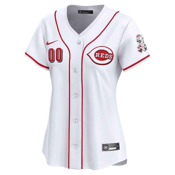 Cincinnati Reds Nike Women's Home Limited Custom Jersey - White - Image 2