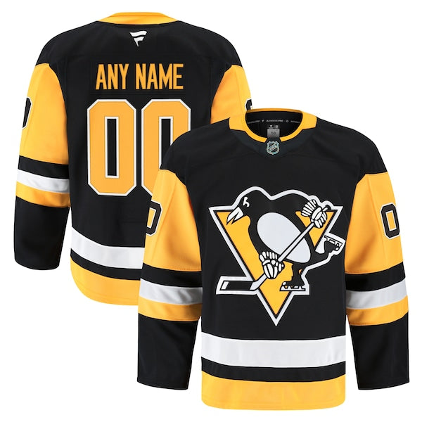 Pittsburgh Penguins Home Authentic Pro Custom Jersey - Black
