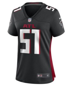 Alternative view of DeAngelo Malone Atlanta Falcons Nike Women's Game Player Jersey - Black