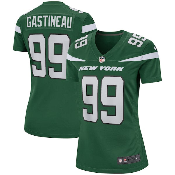 Mark Gastineau New York Jets Nike Women's Game Retired Player Jersey - Gotham Green/White - Image 2