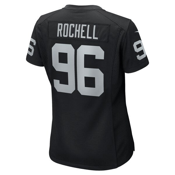 Isaac Rochell Las Vegas Raiders Nike Women's Team Game Jersey - Black - Image 3