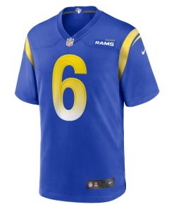 Alternative view of Drake Stoops Los Angeles Rams Nike Game Jersey -  Royal