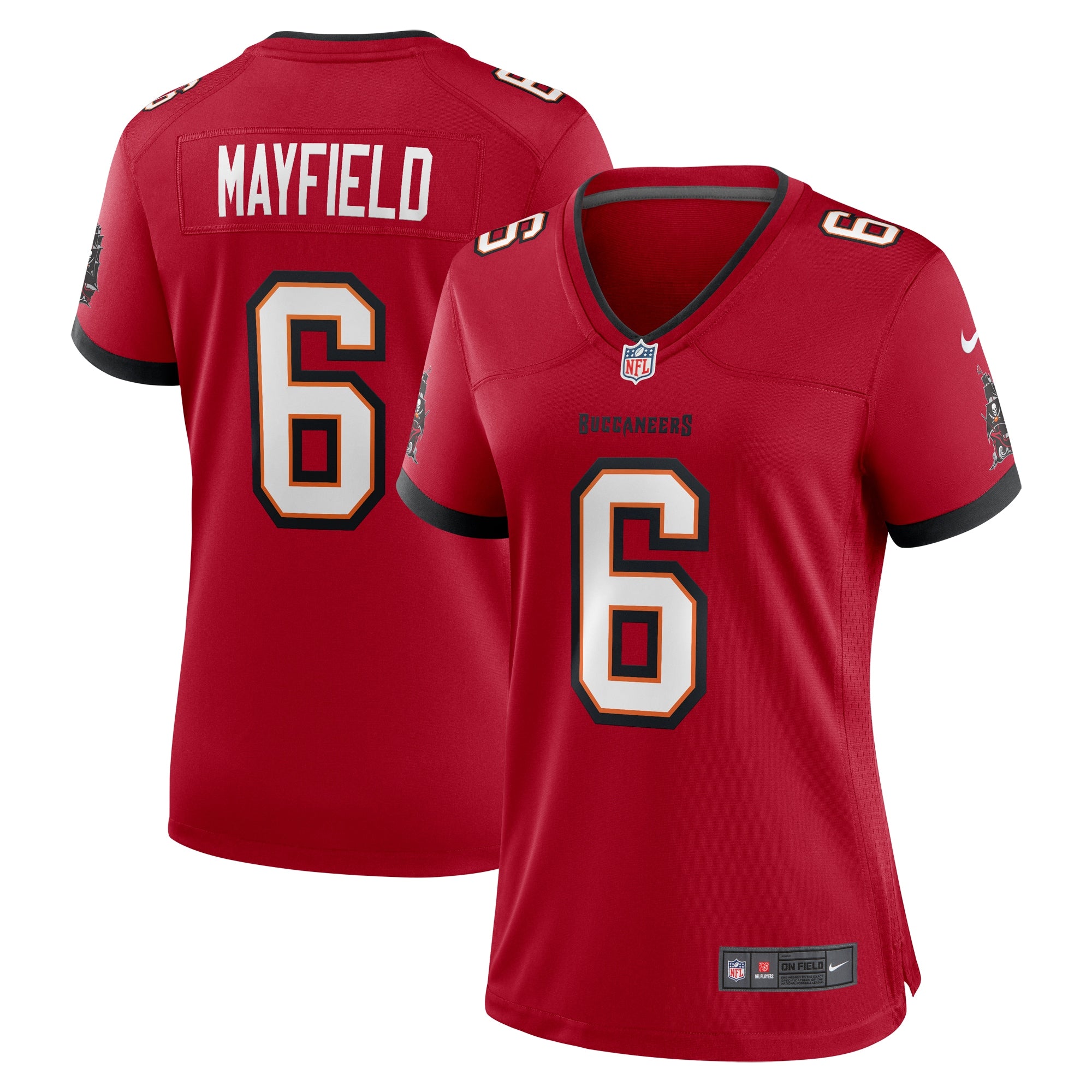 Baker Mayfield '76 Tampa Bay Buccaneers Nike Women's Game Jersey - White/Red/Orange - Image 5
