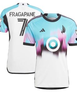 Franco Fragapane Minnesota United FC adidas 2023 The Northern Lights Kit Authentic Jersey - White