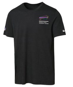 Alternative view of Buffalo Bills Nike Youth 2025 NFL Crucial Catch Tri-Blend Dri-FIT T-Shirt - Black