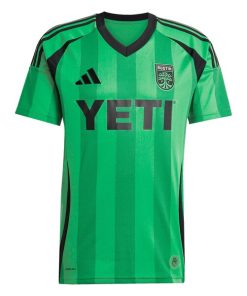 Alternative view of Daniel Pereira Austin FC adidas 2025 The Heartbeat Kit Replica Player Jersey - Green