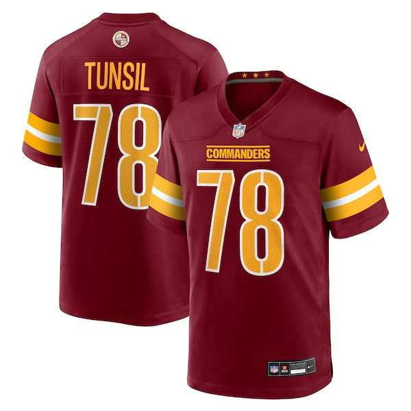 Laremy Tunsil Washington Commanders Nike Team Game Jersey - Burgundy