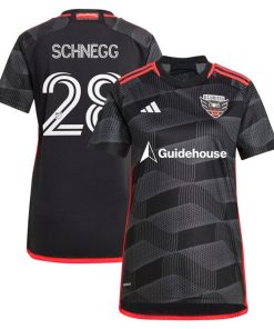 David Schnegg D.C. United adidas Women's 2024 The Icon Kit Replica Player Jersey - Black