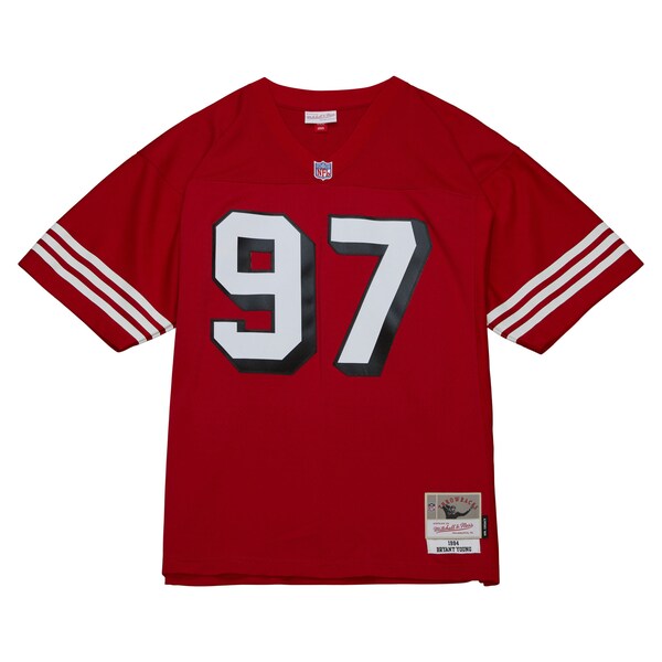 Bryant Young San Francisco 49ers Legacy Replica Jersey - Scarlet/White - Image 4