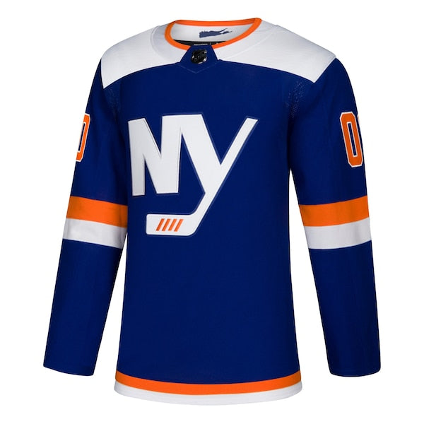 New York Islanders adidas Alternate Authentic Custom Jersey - Blue - Image 2