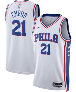Joel Embiid Philadelphia 76ers Nike Unisex Swingman Jersey - Association Edition - White/Royal