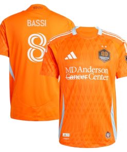 Amine Bassi Houston Dynamo FC adidas 2025 Season 20 Authentic Player Jersey - Orange