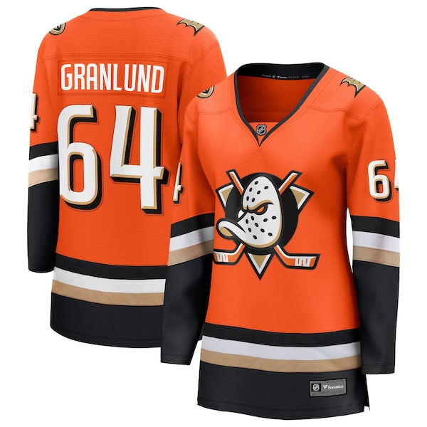 Mikael Granlund Anaheim Ducks Women's Home Breakaway Jersey - Orange