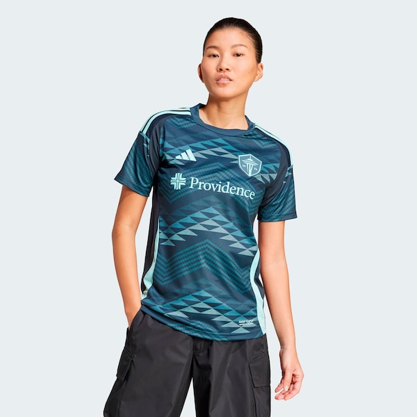 Seattle Sounders FC adidas Women's 2025 The Salish Sea Kit Replica Jersey - Blue - Image 3