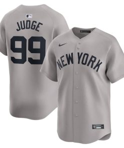 Aaron Judge New York Yankees Nike Away Limited Player Jersey - Gray/White