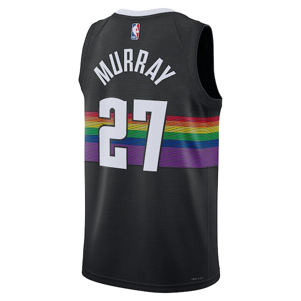 Jamal Murray Denver Nuggets Nike Unisex 2025/26 Swingman Jersey - Black - City Edition - Image 3