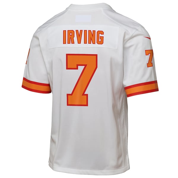 Bucky Irving '76 Tampa Bay Buccaneers Youth Game Jersey - White - Image 3