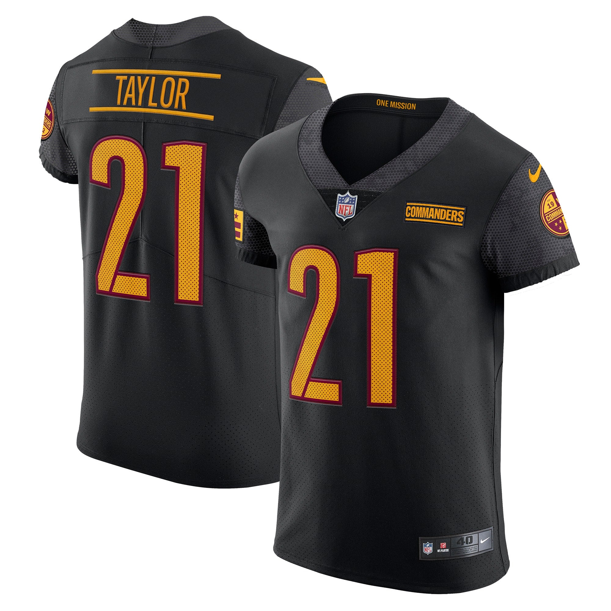 Sean Taylor Washington Commanders Nike Vapor Elite Retired Player Jersey - Burgundy/Black/White - Image 7