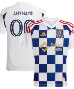 Real Salt Lake adidas 2025 Grid City Replica Custom Jersey - White